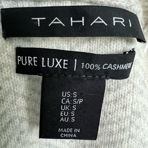 Tahari Luxe Cashmere Long sweater - Picture 2 of 8